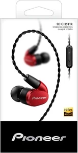 Pioneer SE-CH5T-R In-Ear Stereo Headphones, Red - Picture 1 of 3