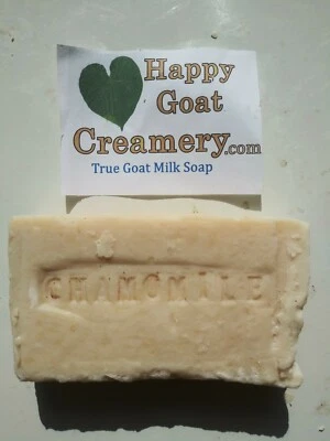 40 BARS SCENTED GOAT MILK SOAP HAPPY GOAT CREAMERY PURE ESSENTIAL OILS STAMPED - Image 1 of 4