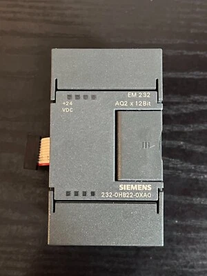 Siemens S7-200 EM 232 AQ2 x 12Bit 6ES7 232-0HB22-0XA0 Like new !! - Photo 1/4