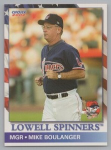 Mike Boulanger 2002 Choice Lowell Spinners