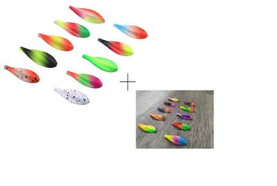 4g Twist Durchlaufblinker 20 Farben Trout Spoon Forellenblinker Forellenköder   - Bild 1 von 4