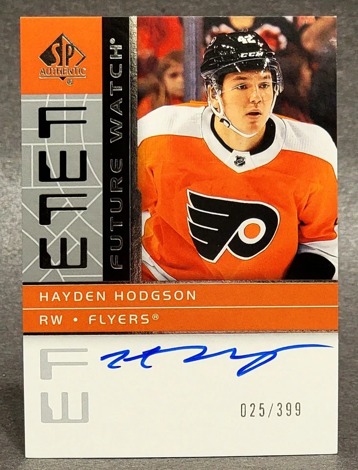 2022-23 SP Authentic '02-03 Retro Future Watch #RFWA2-HH Hayden Hodgson 25/399 - Image 1 of 2