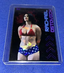 RACHAEL OSTOVICH UFC CUSTOM HOLOGRAPHIC REFRACTOR ROOKIE RC prizm card - Picture 1 of 4
