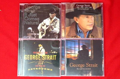 George Strait 4 CDs Road Less Traveled Troubadour Just Comes Natural Astrodome Foto 1 de 3