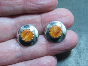 Indianer Stachel Auster Ohrringe Sterling - Bild 1 von 9