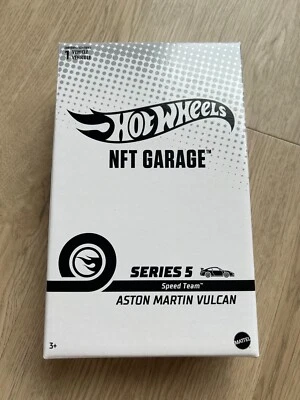 Hot Wheels NFTH Garage Series 5 Speed Team Aston Martin Vulcan SEALED - Image 1 of 3