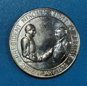 1972 China - President Nixon Visit to Peking Medal - Picture 1 of 2