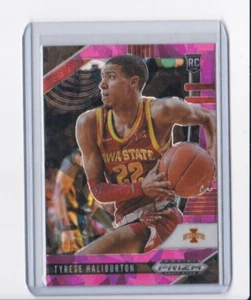 TYRESE HALIBURTON 2020 PANINI PRIZM DRAFT PICKS PINK ICE PRIZM PARALLEL ROOKIE - Bild 1 von 24
