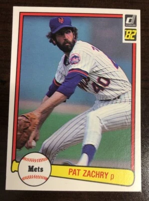 1982 Donruss #254 Pat Zachry New York Mets Baseball Card - Image 1 of 2