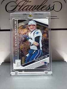 2019 Panini Donruss Elite Silver Star Status Tom Brady sharp card #SS-3 #010/299 - Picture 1 of 3