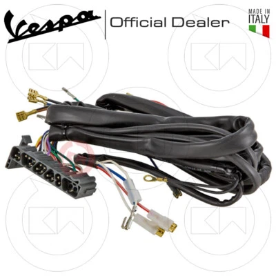 IMPIANTO ELETTRICO CAVI COMPLETO PER PIAGGIO VESPA PK 50 S 1 SERIE CON FRECCE