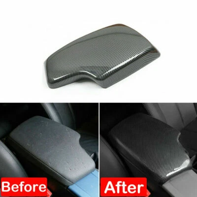 For BMW F30 328i 320i 2013-2019 Carbon Fiber Center Armrest Console Box Cover Foto 1 de 4