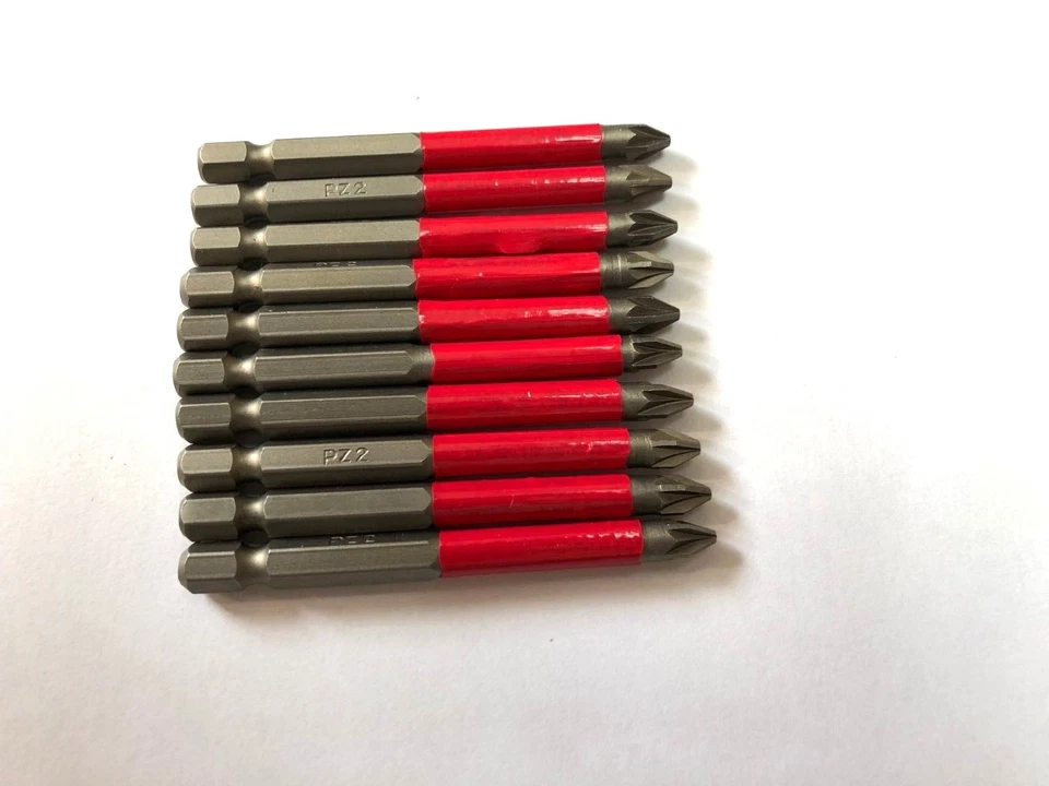 Screwdriver Bits pz2 torsion 10 x 75mm fits bosch makita dewalt drill driver - Image 1 of 1