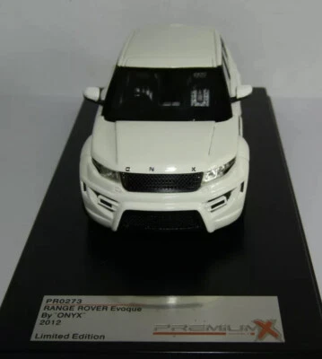 PREMIUM X RANGE ROVER EVOQUE BY ONYX 2012 WHITE 1/43 PRO273 RESIN - Image 1 of 3