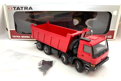 GC4678 KADEN / TATRA MODEL 815-230S84 8X8 BENNE CARRIERE ROUGE 1/43 - Photo 1/4