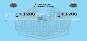 Decalcomanie tramoggia zavorra Herzog scala HO - Foto 1 di 2