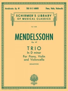 Mendelssohn Trio in D Minor Op 49 Sheet Music Score and Parts 050259380 - Picture 1 of 1