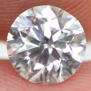 Diamante en forma redonda de 1 quilate limpio ojo blanco real suelto E/SI1 natural mejorado - Imagen 1 de 9