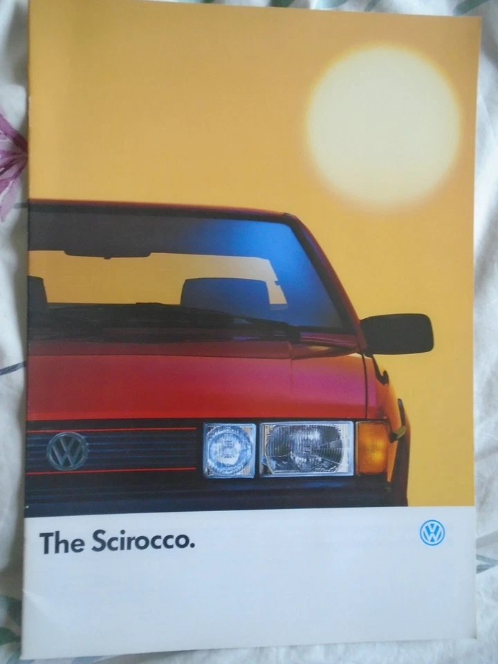 Volkswagen Scirocco brochure Sep 1987 UK market - Image 1 of 1