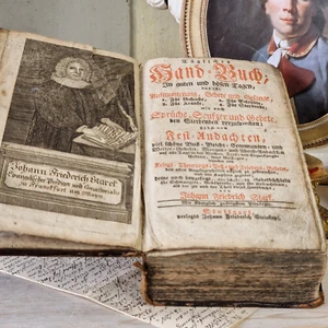 Antikes Buch, Tägliches Handbuch, In guten und in bösen Tagen 1822 - Bild 1 von 12