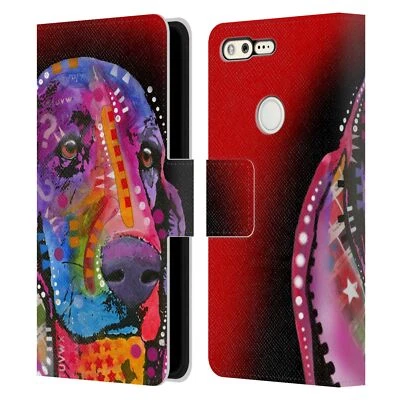 OFFICIAL DEAN RUSSO DOGS LEATHER BOOK WALLET CASE COVER FOR GOOGLE PHONES - Image 1 of 4