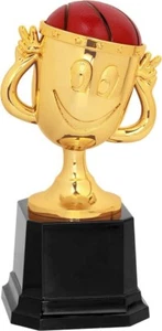 6 Zoll Basketball Happy Cup Trophäe personalisiert kostenlos - Bild 1 von 2