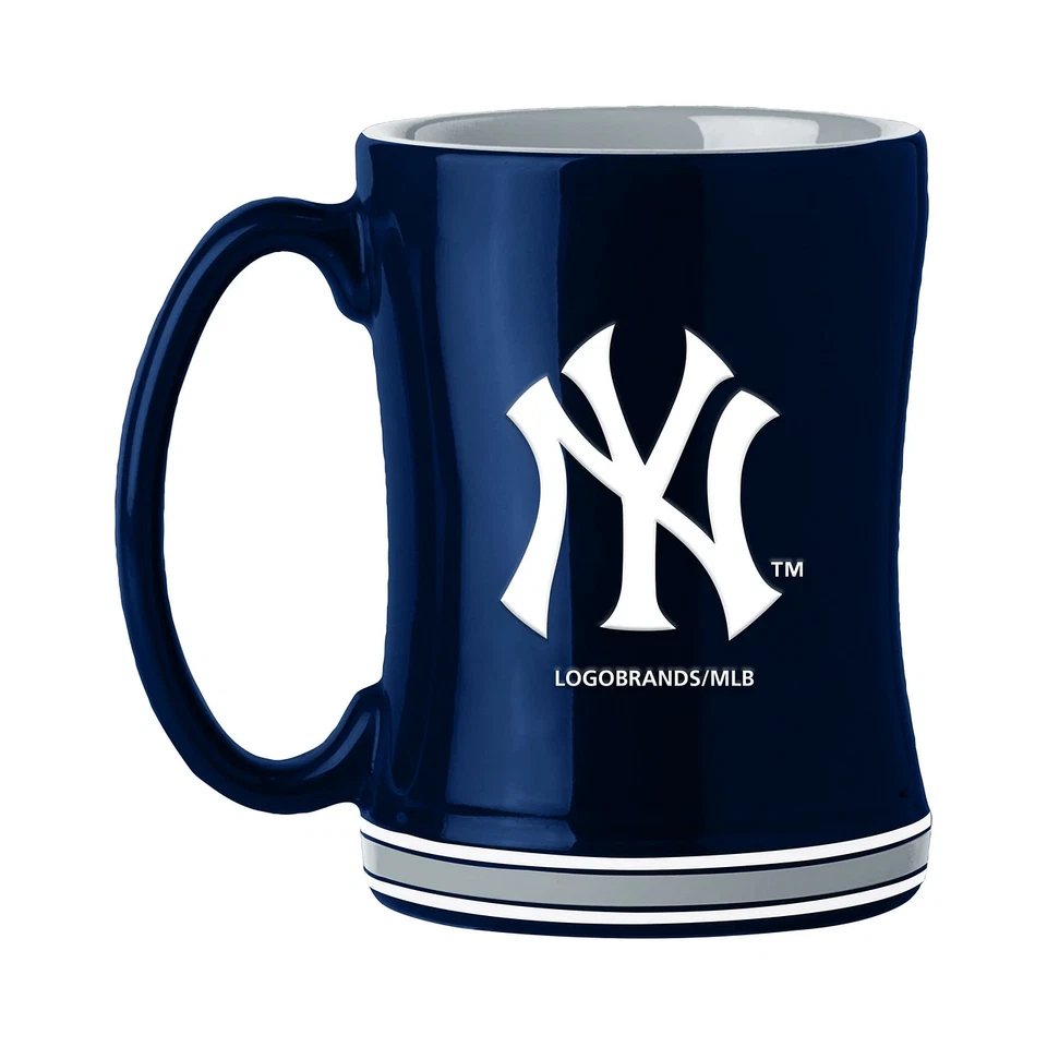 Logo Brands 520-C14RM New York Yankees 14oz Relief Mug
