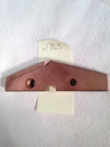 1 NUOVA PUNTA INSERTO TRAPANO A VANGA ALLEATA 106 MM AMEC. 138H-106 MADE IN USA.  (N863) - Foto 1 di 2