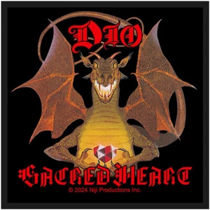DIO Standard Patch: SACRED HEART: logo album art Official Merchandise gift £pc - Foto 1 di 12