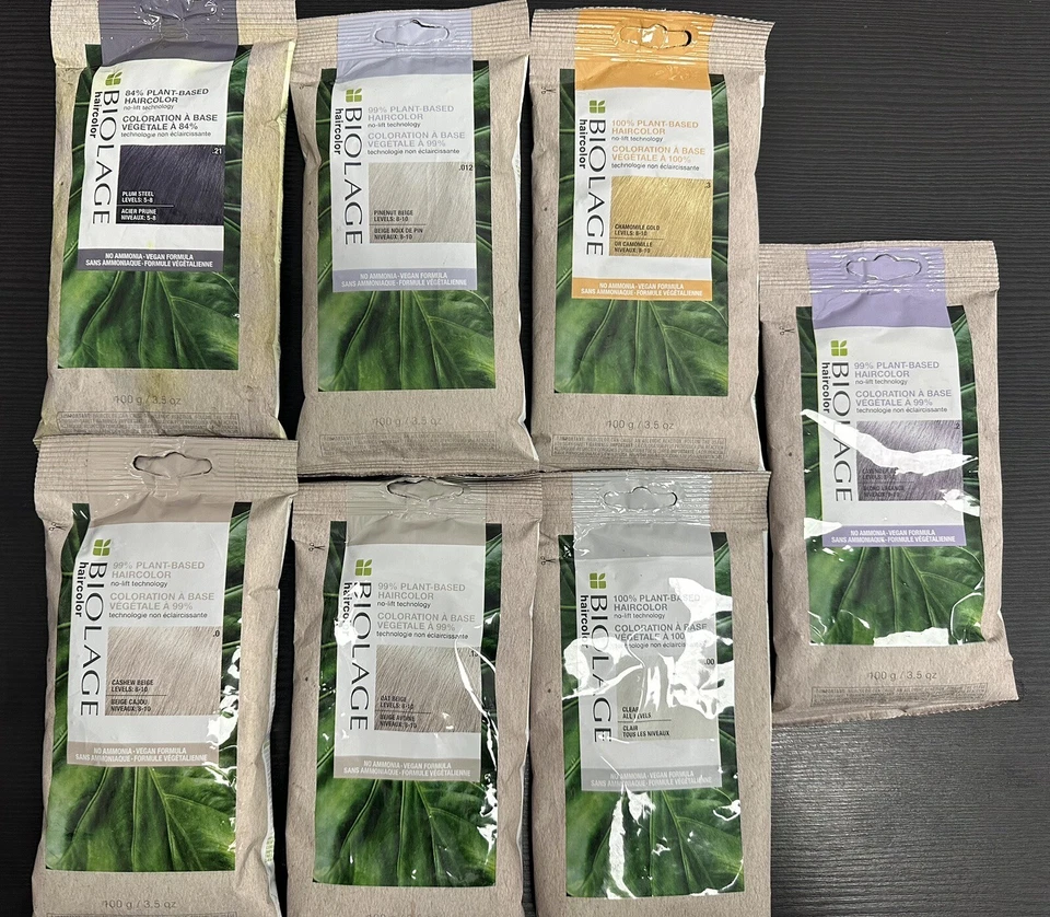 Color de cabello Matrix Biolage a base de plantas tecnología sin elevación (elige el tuyo) 3,5 oz Foto 1 de 1