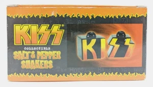 KISS 2001 Salt & Pepper Shakers Spencer’s Gift Exclusive Catalog Ceramic ~ NEW - Picture 1 of 11