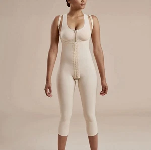 Marena Recovery Calf-Length Bodysuit With High-Back | SFBHM | Beige 2XL | New - Picture 1 of 10
