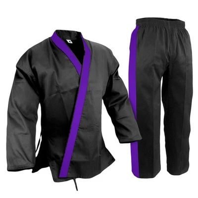 Uniforme recortado personalizado Gi TSD Karate Tekwondo Gi cintura elástica artes marciales Foto 1 de 2