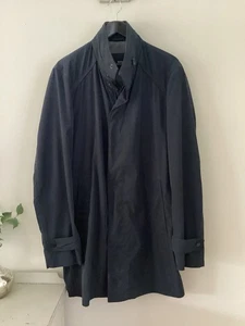 Abrigo Hombre Hugo Boss Azul Oscuro (Casi Negro), Talla 52, UK XL, Buen Estado - Imagen 1 de 7