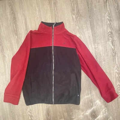 Suéter Nautica Adolescente Niño Talla Grande 14-16 Rojo y Negro Manga Larga Foto 1 de 4