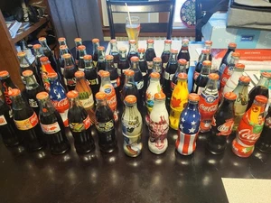 Coke-Cola Bottel Collection Vintage All New Unopened Total Of 54 Bottels - Picture 1 of 23