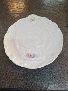 Vtg Precious Moments 50th Anniversary Plate 1995 - Picture 1 of 3