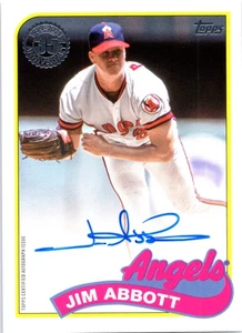 2024 Topps Update Jim Abbott #89BA2-JA (AU) Angels - Picture 1 of 2