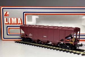 Very Rare Lima South African SAR Covered Hopper Wagon Brown 309072 HO Scale - Picture 1 of 12