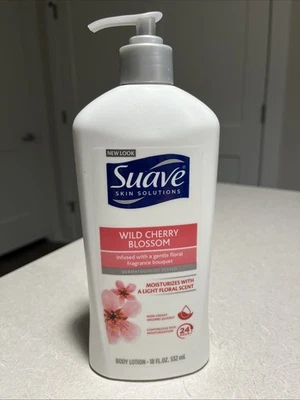 Suave Skin Solutions Wild Cherry Blossom Body Lotion 18 oz Moisturizing Floral - Image 1 of 3