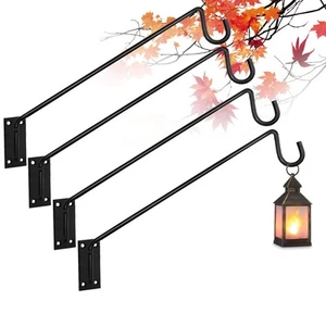 Heavy Duty Deck Bird Feeder Hanger Hook Wall Mounted 13.3 Inch 4 Pack - Picture 1 of 5