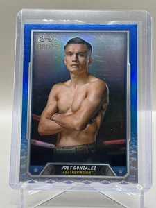 Joet Gonzalez 2024 Topps Chrome Boxing #25 Blue Refractor /125 - Picture 1 of 2