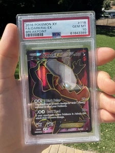 2016 Pokemon XY Breakpoint Darkrai EX #118 Full Art Holo Foil PSA 10 GEM MINT - Bild 1 von 2