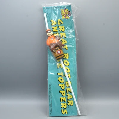 A&W Root Beer Antena Topper Vintage 2001 Rooty the Great Root Bear NUEVO SELLADO Foto 1 de 4