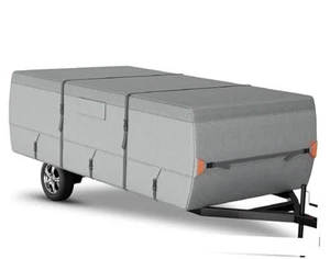 Pop Up Camper Cover, 7 Layers Waterproof Folding Camping Utility Trailer - Picture 1 of 8