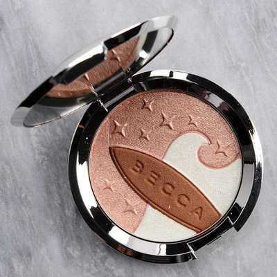 BECCA Shimmering Skin Perfector Sunlit Bronzer Ocean Glow Full Size NIB - Image 1 of 2