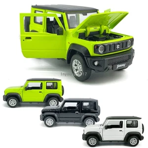1:24 Suzuki Jimny Model Car Diecast Toy Cars Doors Open Pull Back Metal Vehicle - Picture 1 of 27