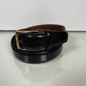 JoS. A. BANK Black Fine Italian Leather Dress Belt - Men's Size 40 - Bild 1 von 5