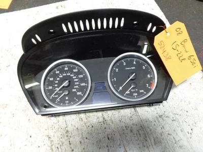 08 09 10 BMW 650I SPEEDOMETER CLUSTER MPH US 62109177283 - Image 1 of 4