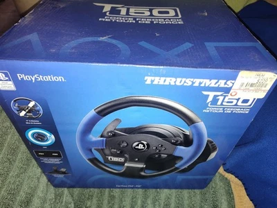 New Thrustmaster T150 Pro Racing Wheel and Pedal Set PlayStation PS4 PS3 PC - Image 1 of 4